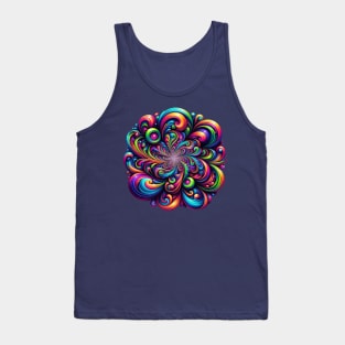 psychedelic swirl Tank Top